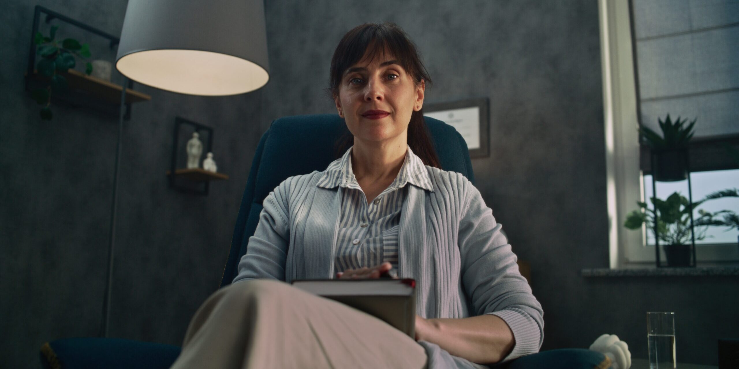 Portrait of professional female psychologist in psychological office